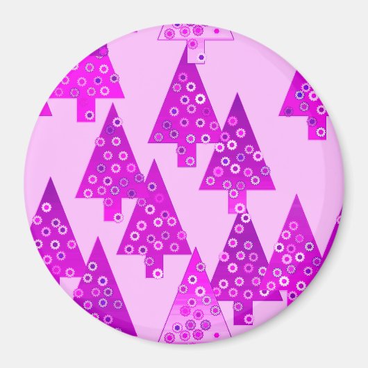 Moderne Blume Weihnachtsbäume - Orchideen Magnet (Vorne)