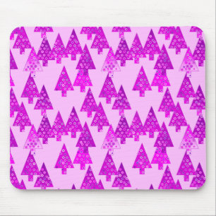 Moderne Blume Weihnachtsbäume - Orchideen Mousepad