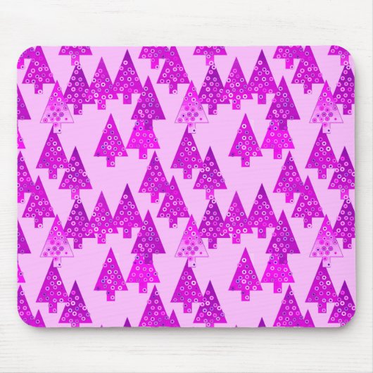 Moderne Blume Weihnachtsbäume - Orchideen Mousepad (Vorne)