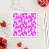 Moderne Blume Weihnachtsbäume - Orchideen Serviette (Beispiel)
