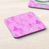 Moderne Blume Weihnachtsbäume - Orchideen & Veilch Untersetzer (Linke Seite)