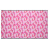 Moderne Blume Weihnachtsbäume - Pastellrosa Stoff (Fat Quarter (45,7 x 55,9 cm))