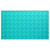 Moderne Blume Weihnachtsbäume - Türkis Stoff (Yard (91,4 cm))