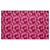 Moderne Blume Weihnachtsbäume - Wein & Rosa Stoff (Fat Quarter (45,7 x 55,9 cm))