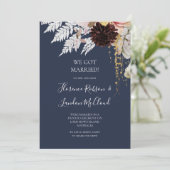 Moderne Blumen | Ankündigung der Marine (Stehend Vorderseite)