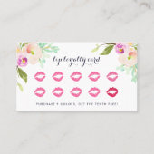 Moderne Blumen | Beauty Loyalty Treuekarte (Vorderseite)