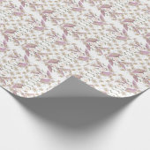 Moderne Blumen Design Geschenkpapier (Ecke)