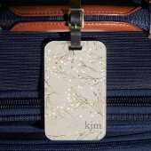 Moderne Blumen Gepäckanhänger