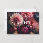 MODERNE BLUMEN-GESCHÄFT QR-CODE GESCHENKGUTSCHEIN  (Vorderseite)