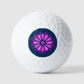 MODErne BLUMEN GESCHENK VON MUTTER VATER SCHWESTER Golfball (Vorderseite)