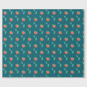 Moderne Blumen-Geschenkverpackung Papier Geschenkpapier (Flach)