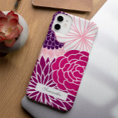 Moderne Blumen iPhone 15 Hülle