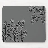 Moderne Blumen Mousepad (Vorne)