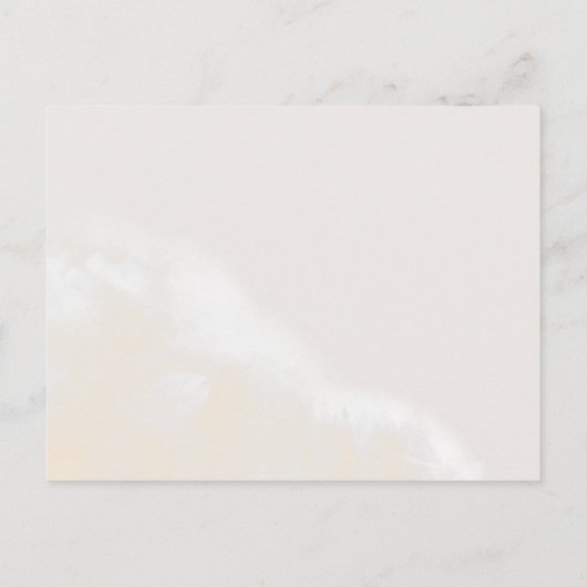 Moderne Blumen | Navy Dankeschön Empfang Card Postkarte (Rückseite)