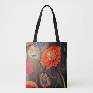 Moderne Blumen-Power-Taschen-Tasche Tasche