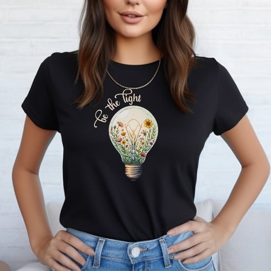 Moderne Blumen sind das helle positive Glaubenssat T-Shirt
