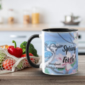 Moderne Blumen ''Spring Forth'' Kunst Tasse