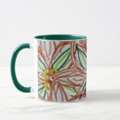 Moderne Blumen Tasse (Links)