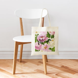 Moderne Blumen Tragetasche