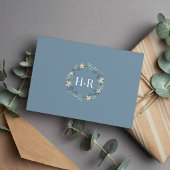 Moderne Blumen-Wildblumengarten-Hochzeit Danke 