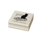 Moderne Blumenbibliothek Gummistempel (Stempel)