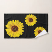 Moderne Blumenblumen Badehandtuch Set (Handtuch)