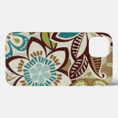 Moderne Blumendesigns Case-Mate iPhone Hülle (Rückseite (Horizontal))