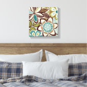 Moderne Blumendesigns Leinwanddruck (Insitu (Schlafzimmer))