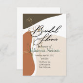 Moderne Blumeneinladung Einladung (Vorne/Hinten)