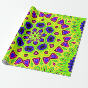 Moderne Blumenelemente. Raster-Illustration. Persi Geschenkpapier