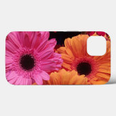 Moderne Blumenfotografie Pink und Orange Gerber Case-Mate iPhone Hülle (Rückseite (Horizontal))