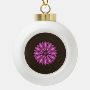MODERNE BLUMENGESCHENKE VON MAMA PAPA SCHWESTER SO KERAMIK Kugel-Ornament