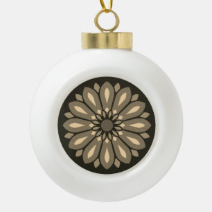 MODERNE BLUMENGESCHENKE VON MUTTER VATER SCHWESTER KERAMIK Kugel-Ornament