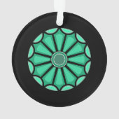 MODErne BLUMENGESCHENKE VON MUTTER VATER SCHWESTER Ornament (Rückseite)