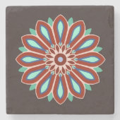 MODERNE BLUMENGESCHENKE VON MUTTER VATER SCHWESTER STEINUNTERSETZER (Vorderseite)