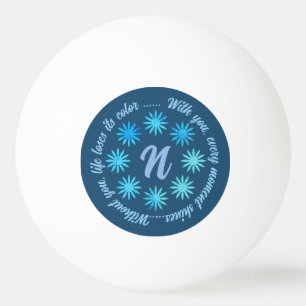 MODERNE BLUMENGESCHENKE VON MUTTER VATER SCHWESTER TISCHTENNISBALL
