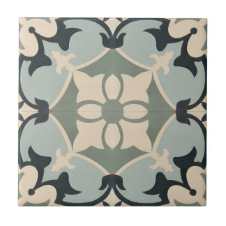 moderne Blumengestaltung portugiesische Fliesen