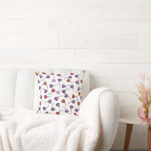 Moderne Blumengestaltung – Rotes und violettes abs