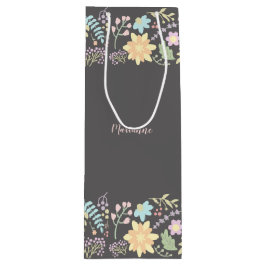 Moderne Blumengewohnheiten Hochzeit Gefallen Weinb Geschenktüte Für Weinflaschen