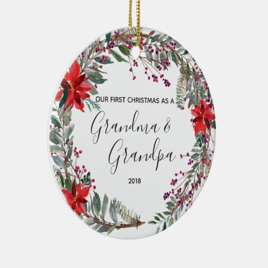 Moderne Blumengroßmutter-u. Keramik Ornament (Rechts)