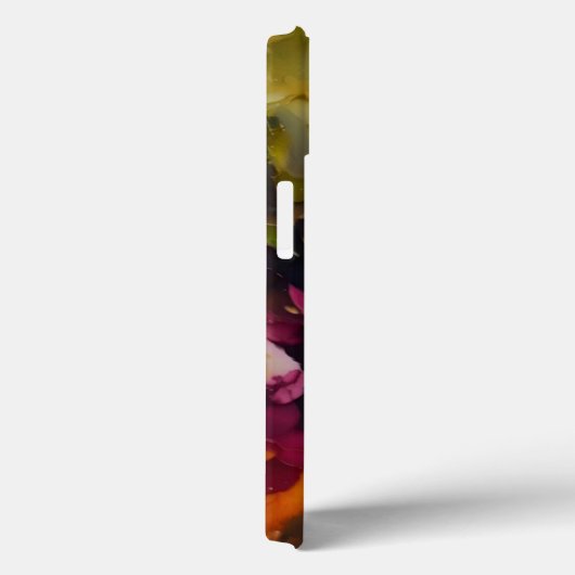 Moderne Blumenkunst, lebhafte Farben Case-Mate iPhone Hülle (Rückseite / Rechts)
