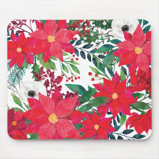 Moderne Blumenkunst Mousepad (Vorne)