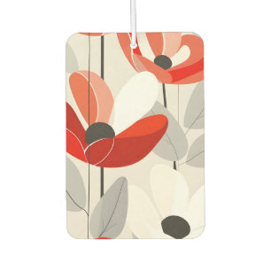 Moderne Blumenkunst Print Autolufterfrischer
