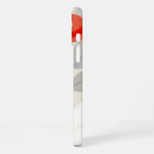 Moderne Blumenkunst Print iPhone Hülle (Linke Seite)