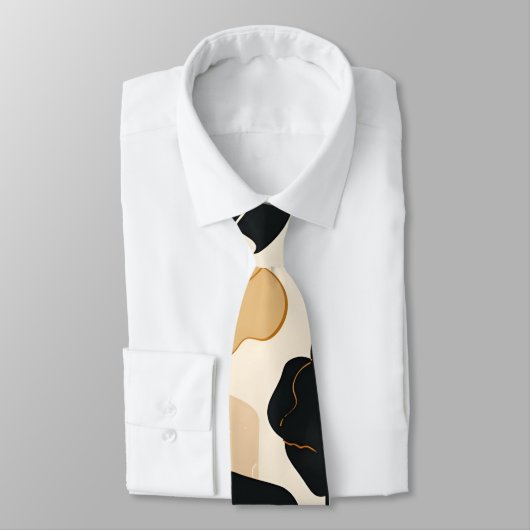 Moderne Blumenkunst Print Krawatte (Gebunden)