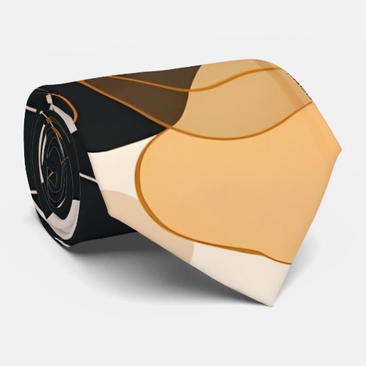 Moderne Blumenkunst Print Krawatte (Gerollt)