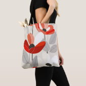 Moderne Blumenkunst Print Tasche (Von Nahem)