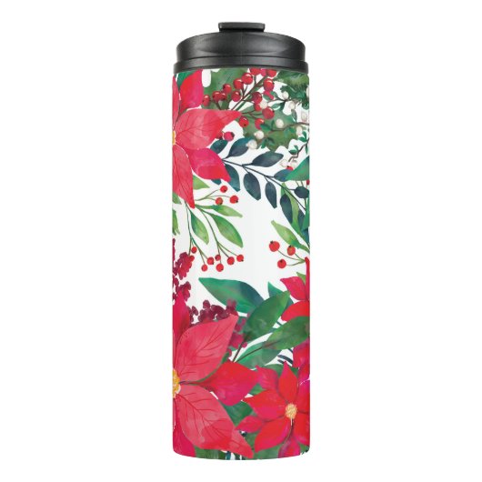 Moderne Blumenkunst Thermosbecher (Vorderseite)