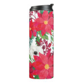 Moderne Blumenkunst Thermosbecher (Nach links gedreht)