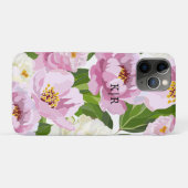 Moderne Blumenmuster Case-Mate iPhone Hülle (Rückseite (Horizontal))
